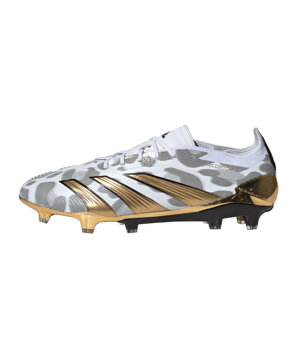 adidas Predator Elite FG Gen Pred 2.0 Weiss Schwarz Gold - weiss