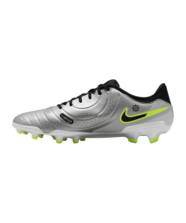 Nike Tiempo Legend X Academy FG/MG Mad Voltage Silber Schwarz F001 - silber