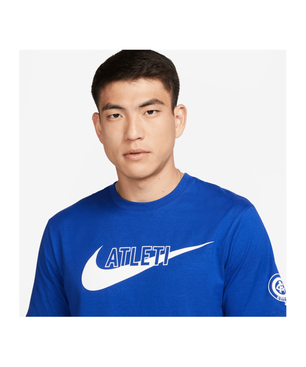 Nike Atletico Madrid Swoosh T-Shirt Blau F417 - blau