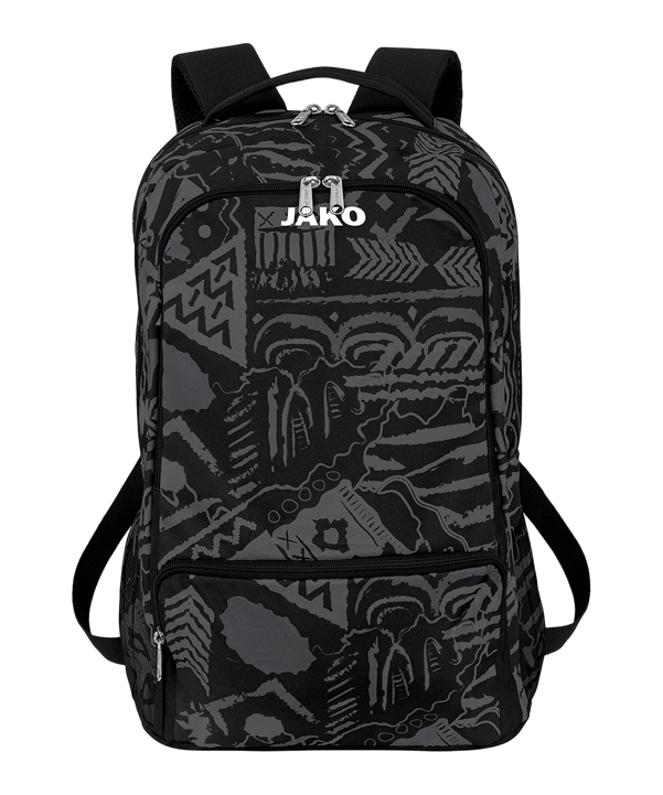 JAKO Tropicana Rucksack Schwarz Grau F801 - schwarz