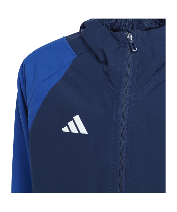 adidas Tiro 23 Competition Allwetterjacke Kids Blau - blau