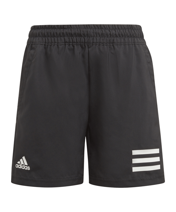 adidas Club Aeroready Short Kids Schwarz Weiss - schwarz