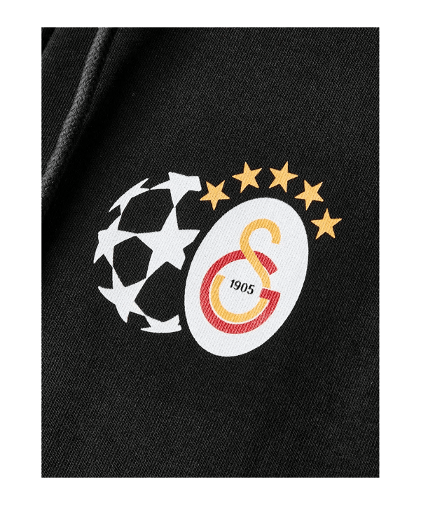 Galatasaray Istanbul UCL Giacca con cappuccio Nero - nero