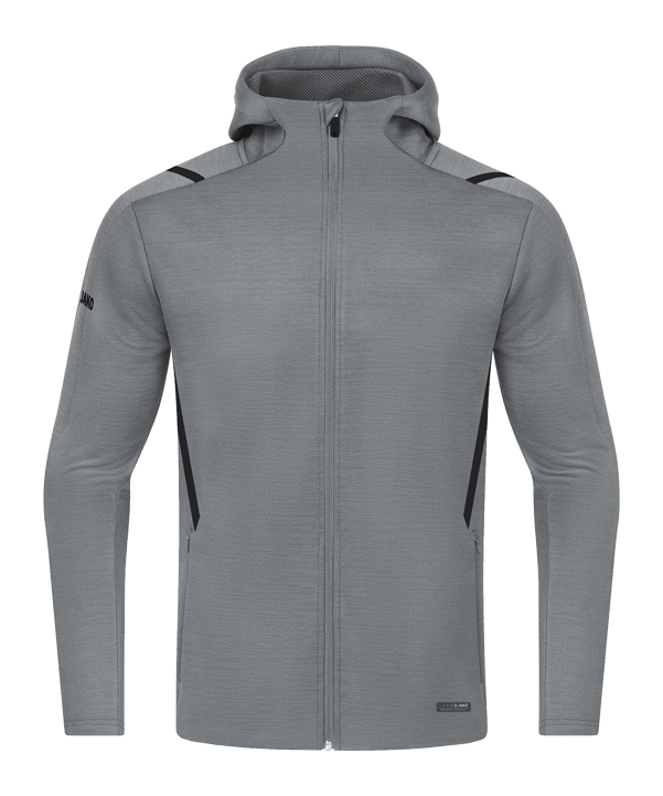 JAKO Challenge Freizeit Kapuzenjacke Grau F531