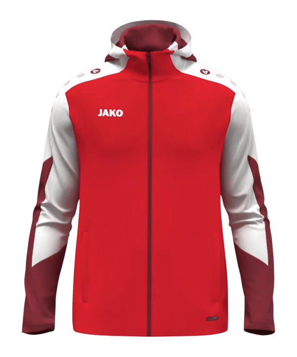 JAKO Dynamic Kapuzenjacke Rot F114 - rot