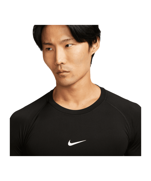 Nike Pro Dri-Fit Sweatshirt Schwarz F010 - schwarz
