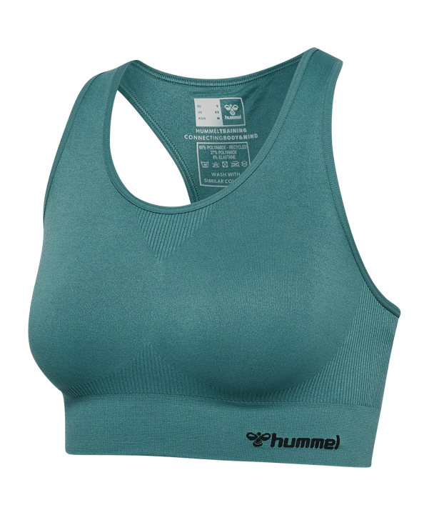 hummel hmlTIF Seamless Sports Tanktop Damen Blau F7406 - blau