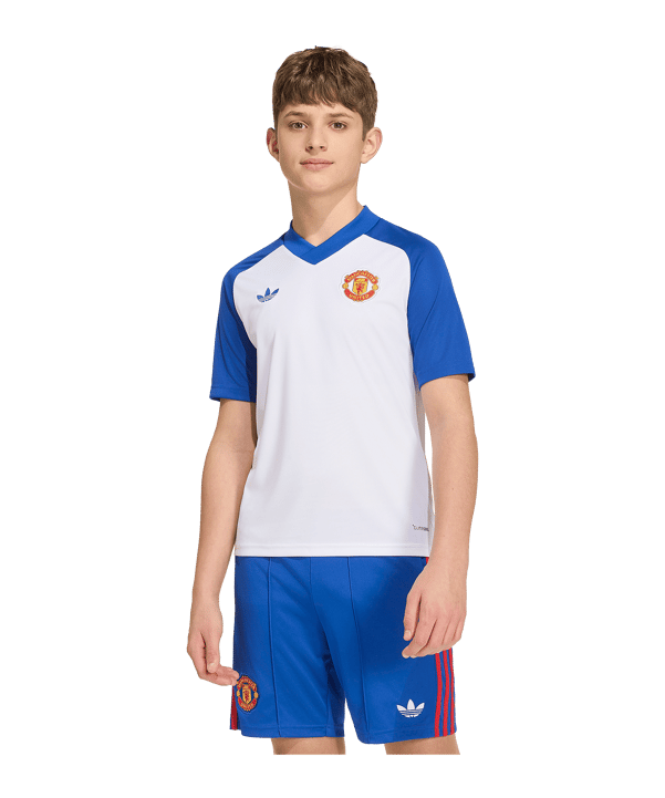 adidas Manchester United Pre Match Shirt 2026/2027 Kinderen Wit - wit