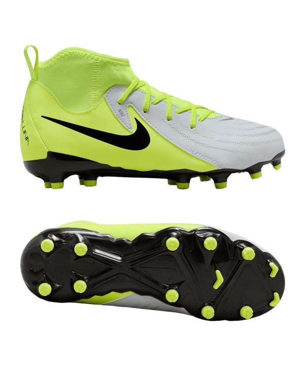 Nike Jr Phantom Luna II Academy FG/MG Mad Voltage Silber Schwarz F003 - silber