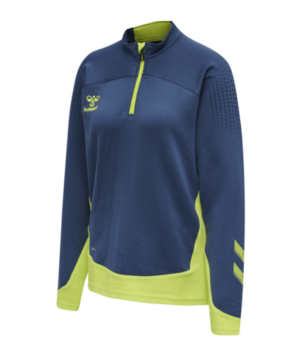 Hummel hmlLEAD HalfZip Sweatshirt Damen Blau F7642 - blau