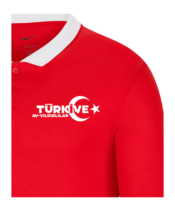 Nike TFF Polo Rot - rot