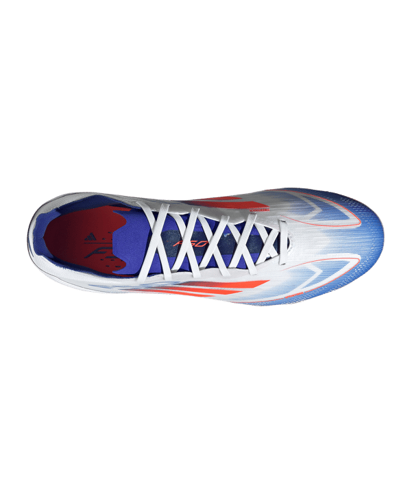 adidas F50 Pro MG Advancement Weiss Rot - weiss