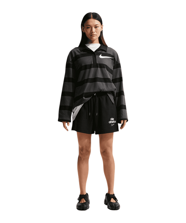 Nike Fleece Boyfriend Court Femmes Noir C010 - noir