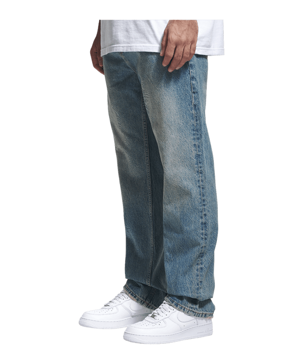 2Y Studios Gabrie Basic Straight Jeans Hose Blau