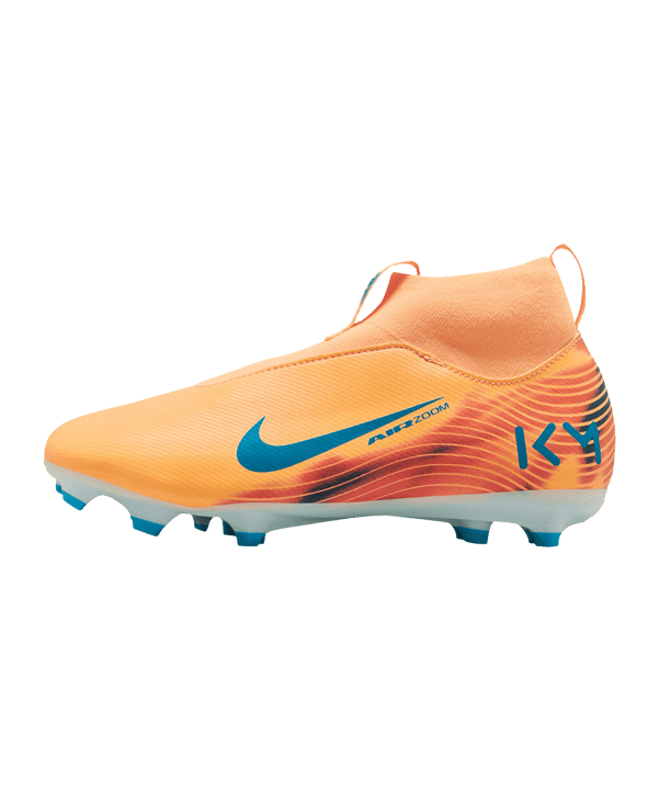 Nike Jr Air Zoom Mercurial Superfly X Academy FG/MG Kylian Mbappe Signature Kids Orange F801 - orange