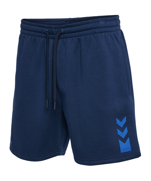 Hummel hmlACTIVE Cotton Short Blau F7459 - blau