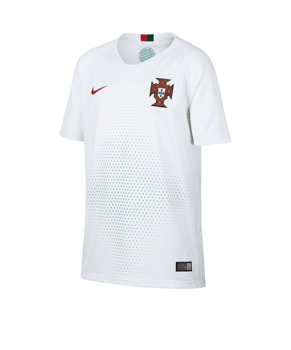 Nike Portugal Trikot Away Kids WM 2018 Weiss F100 - weiss
