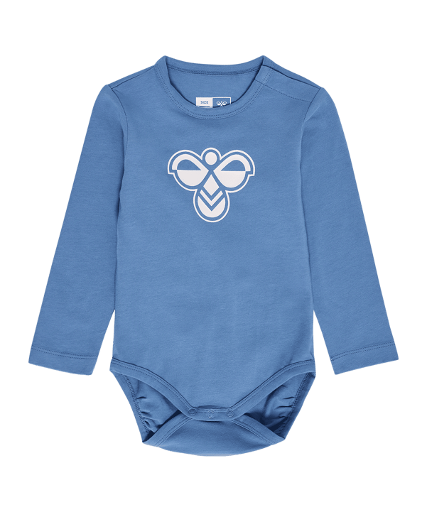 Hummel Mini Logo Body L/S Anzug Kids Blau F7379 - blau
