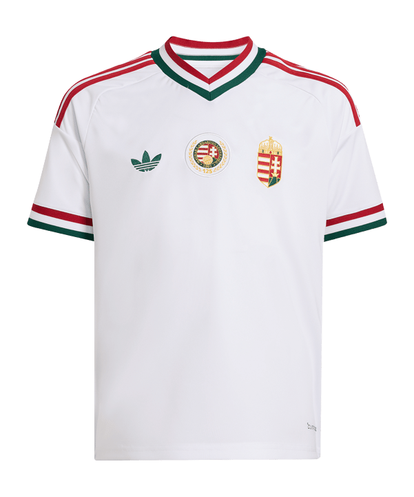 adidas MLSZ Ungarn 2026 Trikot Away 2026 Kids Weiß - weiss