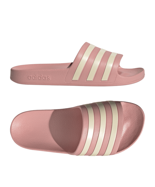 adidas Adilette Aqua Damen Rosa Beige - pink
