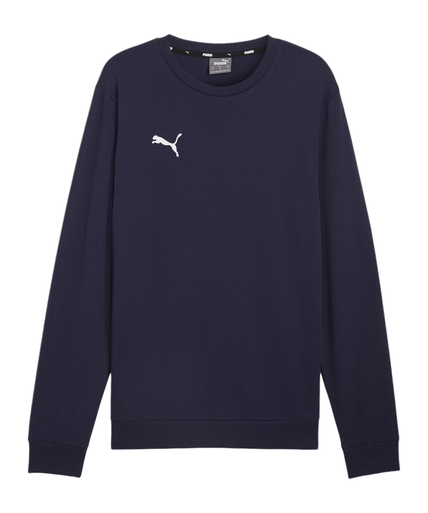 PUMA teamGOAL Casuals Sweatshirt Blau F06 - dunkelblau