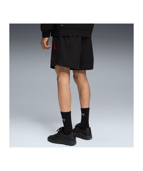 PUMA AC Mailand Pumatech Relaxed Woven Short Schwarz F04 - schwarz