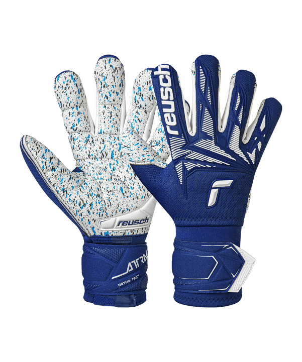 Reusch Attrakt Freegel Fusion Ortho-Tec Torwarthandschuhe Blau - blau