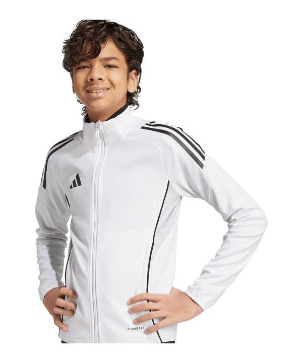adidas Tiro 25 Competition Trainingsjacke Kids Weiß - weiss