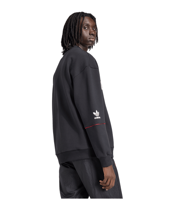 adidas Manchester United 90 Sweatshirt Schwarz - schwarz