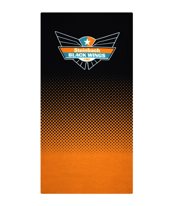 Black Wings Classic Bandana Schwarz - orange
