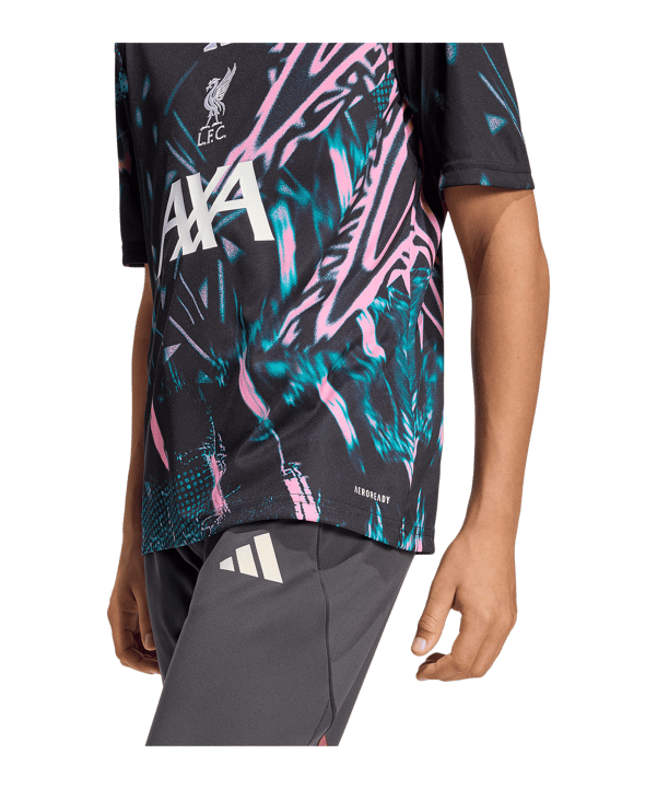 adidas FC Liverpool Prematch T-Shirt 2025/2026 Kids Schwarz - schwarz
