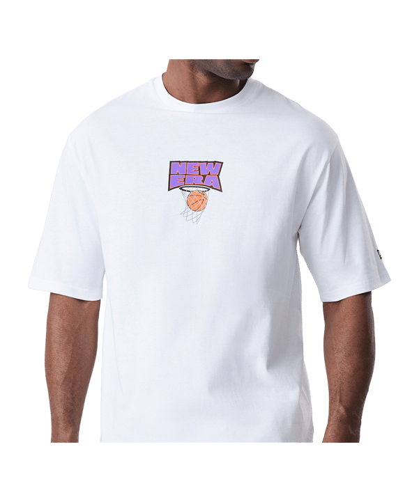 New Era Location Oversized T-Shirt Weiß - weiss
