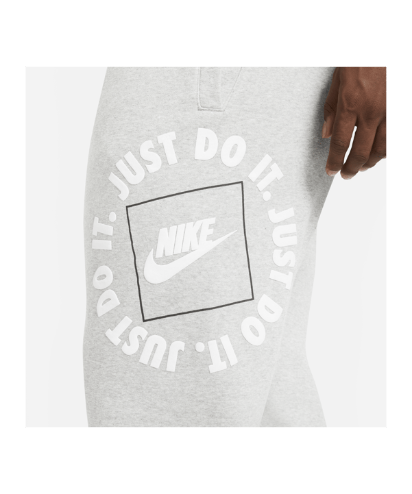Nike Just Do It Fleece Jogginghose Grau F063 - grau