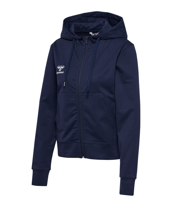 Hummel GO 2.0 Kapuzenjacke Damen Blau F7026 - blau
