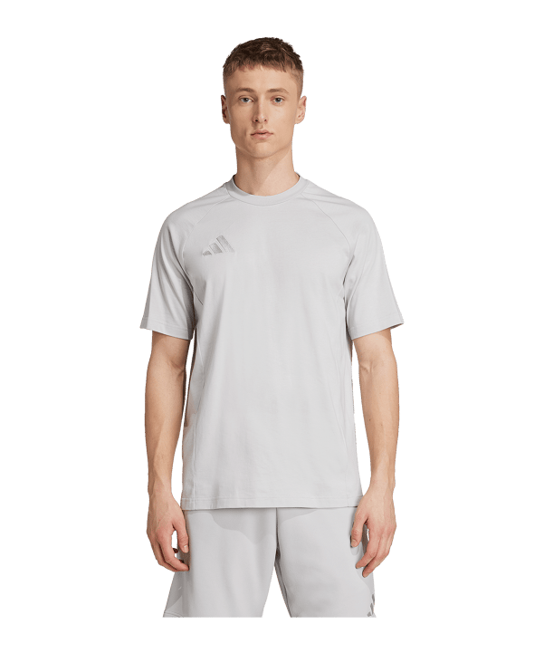 adidas Tiro 25 Travel Trainingsshirt Grau - grau