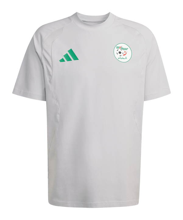 adidas FAF Algerien Tiro Tech T-Shirt Grau - grau