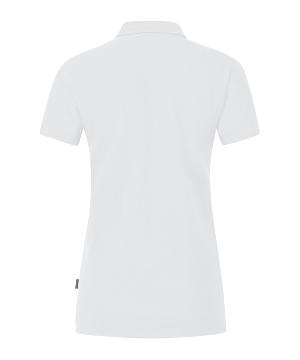 JAKO Organic Stretch Polo Shirt Damen Weiss F000 - weiss