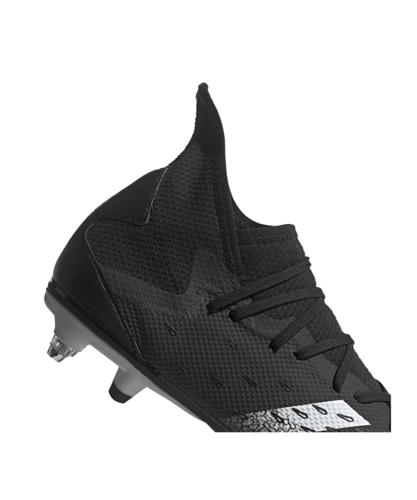 adidas Predator FREAK.3 SG Superstealth Schwarz Weiss - schwarz