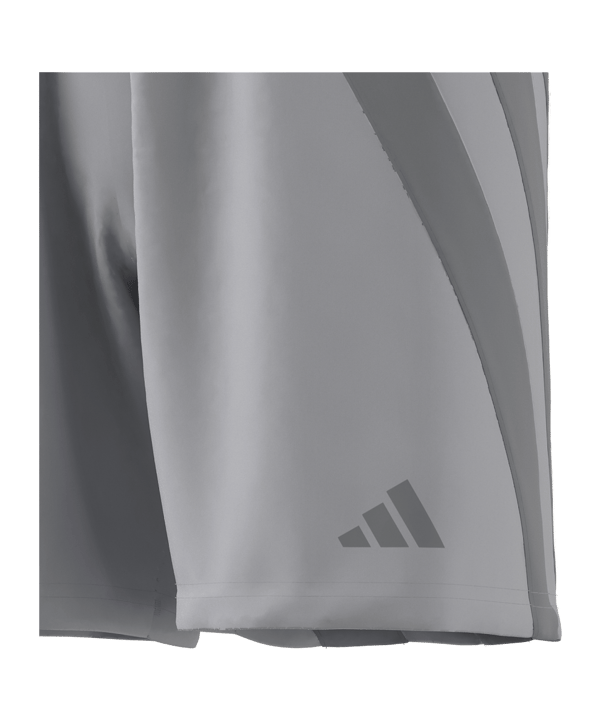 adidas Fortore 23 Short Kids Grau Weiss - grau