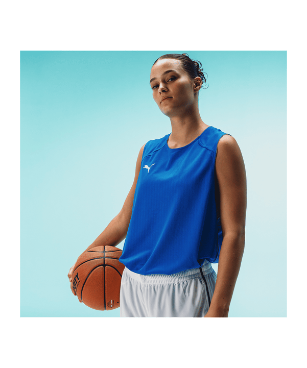 PUMA Hoops Team Reverse Trikot Blau F05 - blau