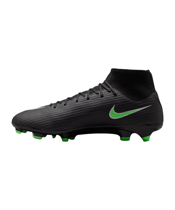 Nike Air Zoom Mercurial Superfly XI Academy High MG Shadow Schwarz F001