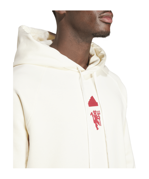adidas Manchester United Hoody Weiss - weiss