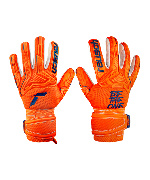 Reusch Attrakt Freegel Silver TW-Handschuhe Kids Orange Blau F2290 - orange