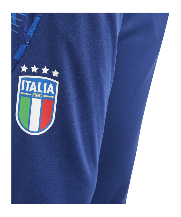adidas Italien Trainingshose EM 2024 Kids Blau - blau