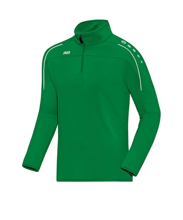JAKO Classico Ziptop Grün Weiss F06 - gruen