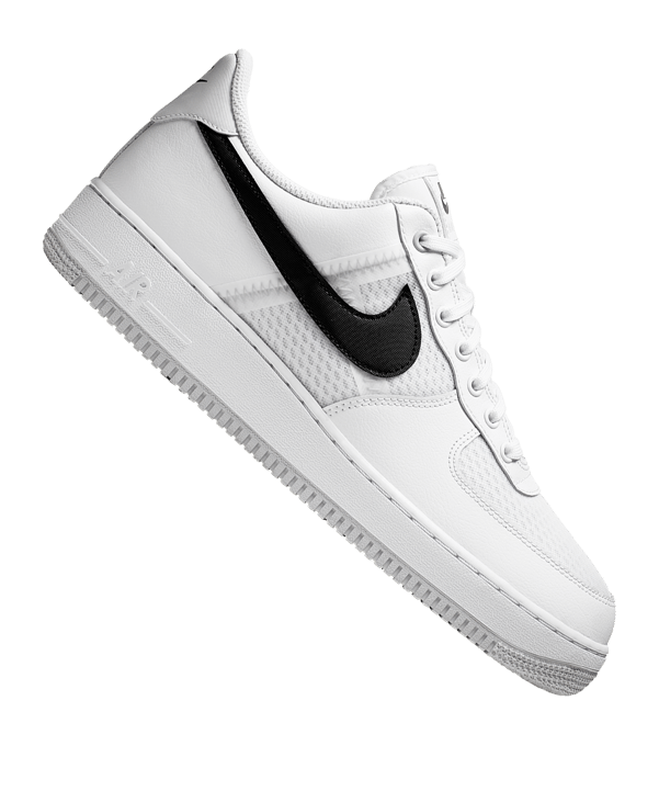 Nike Air Force 1 07 LV8 1 Sneaker Weiss Schwarz F100 - weiss