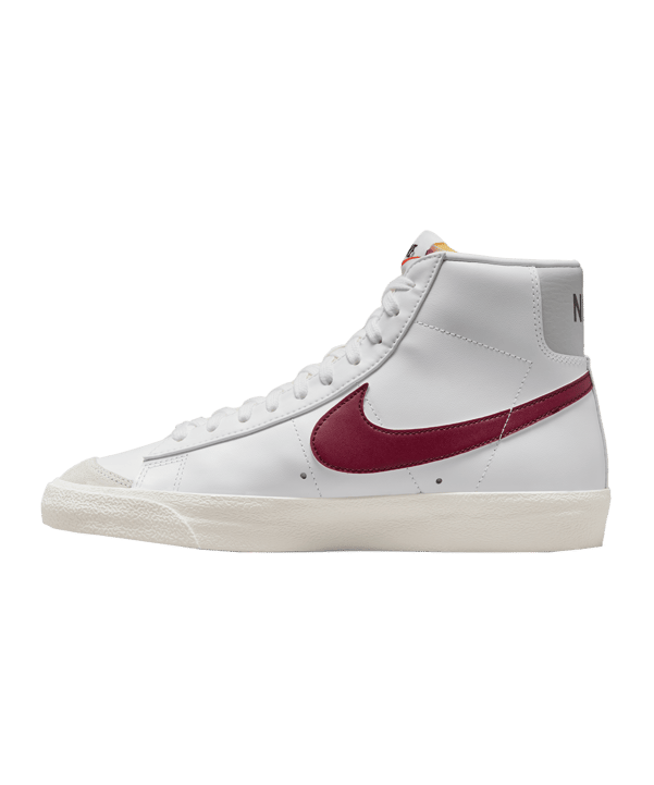 Nike Blazer Mid 77 Vintage Sneaker Weiss Grau F120 - weiss