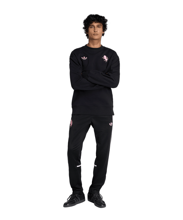 adidas Juventus Turin Lfstlr Sweatshirt Schwarz - schwarz