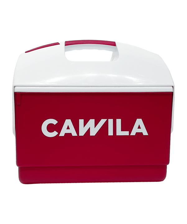 Cawila LIGA SportsCARE Eisbox | rot | 10 Liter - rosso