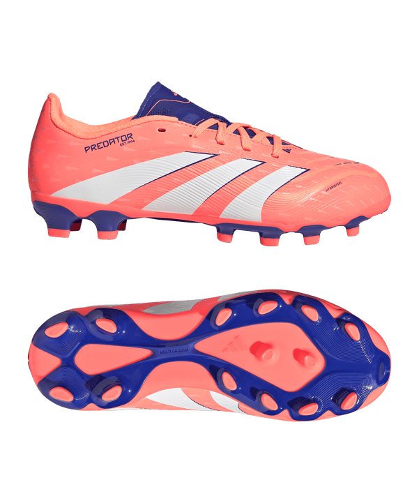 adidas Predator League MG Coral Blaze Kids Orange - orange